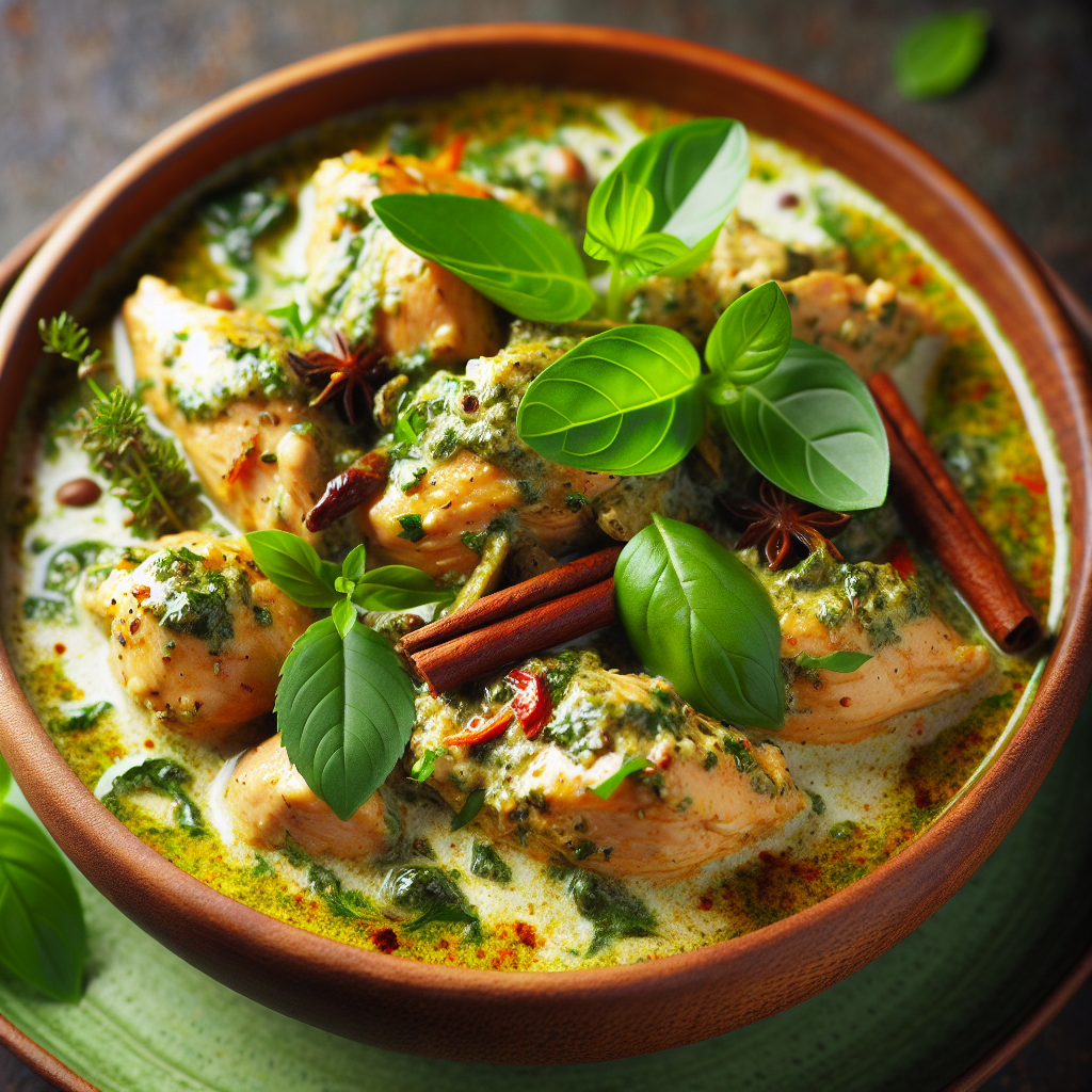 Kurczak curry z kokosowym mlekiem